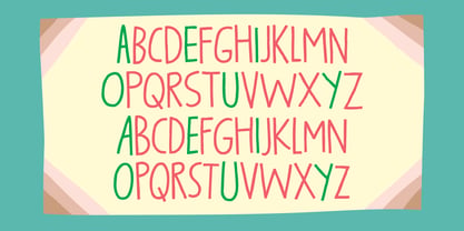 Standard Pose Font Poster 3