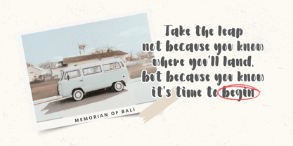 Chunky Bright Font Poster 2