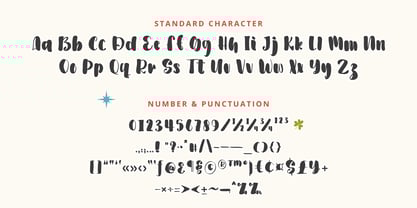 Chunky Bright Font Poster 6