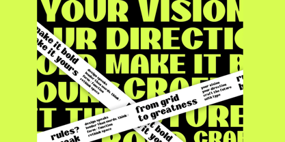 Teczor Font Poster 8