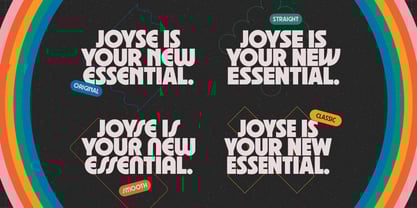 Joyse Font Poster 14