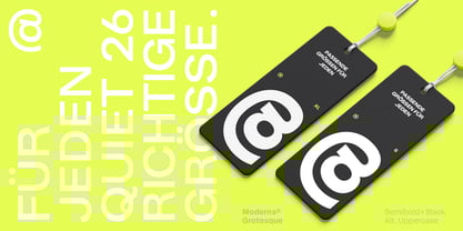 Moderna Grotesque Font Poster 12