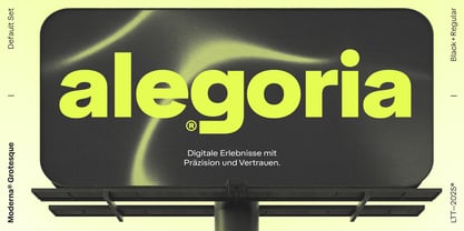 Moderna Grotesque Font Poster 10