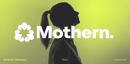 Moderna Grotesque Font Poster 9