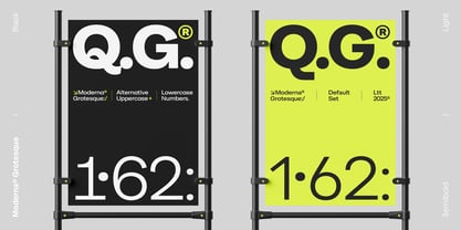 Moderna Grotesque Font Poster 13
