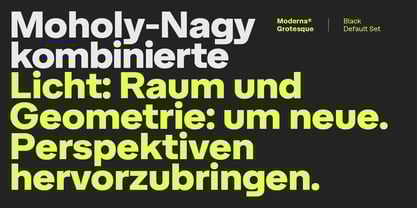 Moderna Grotesque Font Poster 6