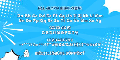 Mini Koor Font Poster 9