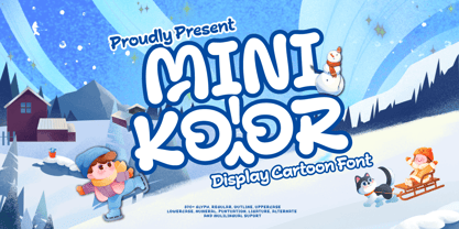 Mini Koor Font Poster 1