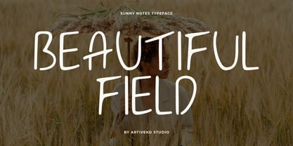 Sunny Notes Font Poster 3