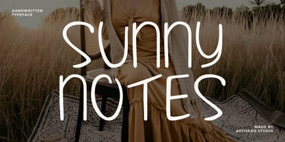 Sunny Notes Font Poster 1