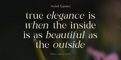 Archeli Font Poster 6