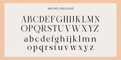 Archeli Font Poster 12