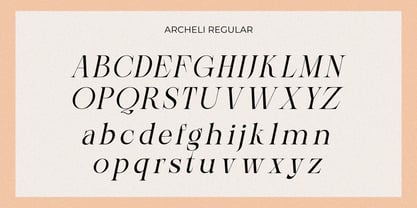 Archeli Font Poster 13