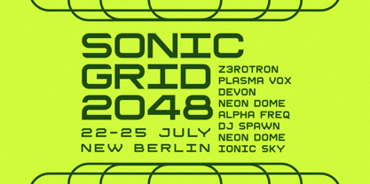 Neoflex Font Poster 3