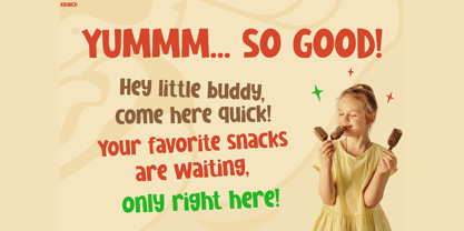 Foodum Font Poster 3