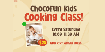 Foodum Font Poster 2