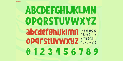 Foodum Font Poster 10