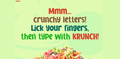 Foodum Font Poster 6