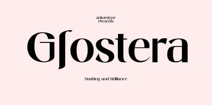 Glostera Font Poster 1