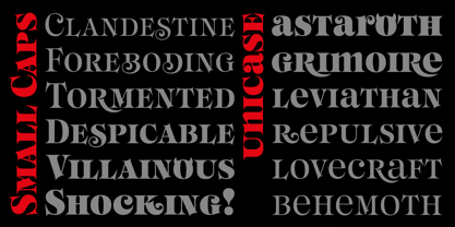 Diabolique Font Poster 9