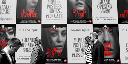 Diabolique Font Poster 4