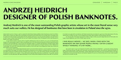 Heidrich Sans Font Poster 5