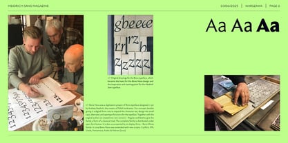 Heidrich Sans Font Poster 6