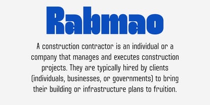Rabmao Font Poster 7