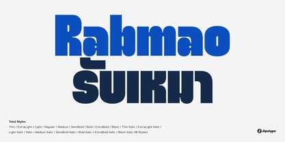 Rabmao Font Poster 1