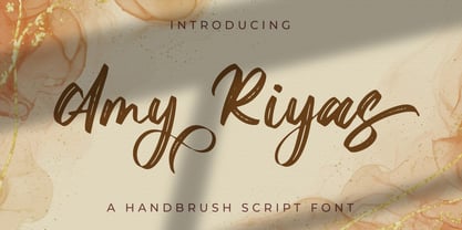 Amy Riyas Font Poster 1