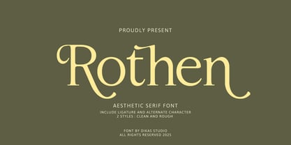 Rothen Font Poster 1