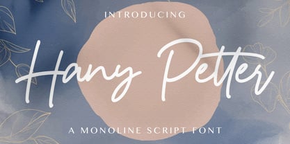 Hany Petter Font Poster 1