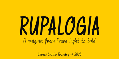 Rupalogia Font Poster 1