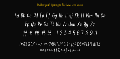 Rupalogia Font Poster 4