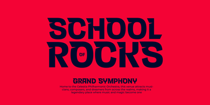 Noxide Font Poster 12