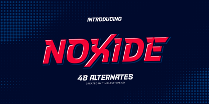 Noxide Font Poster 1