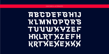 Noxide Font Poster 14