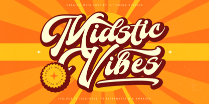 Midstic Vibes Font Poster 1