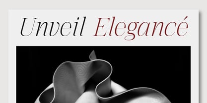 The Letter Editorial Font Poster 2