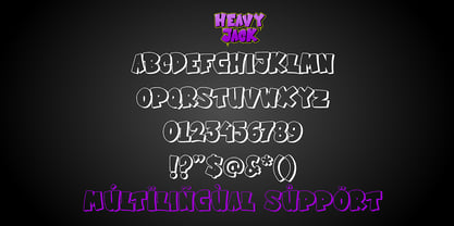 Heavy Jack Font Poster 3