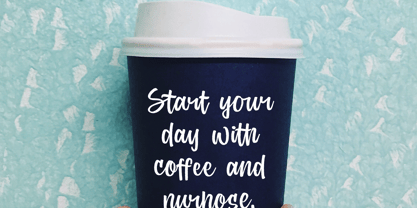 Aprils Joyful Font Poster 4