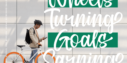 Aprils Joyful Font Poster 7