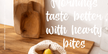 Aprils Joyful Font Poster 2