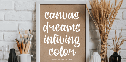 Aprils Joyful Font Poster 9