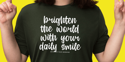 Aprils Joyful Font Poster 11