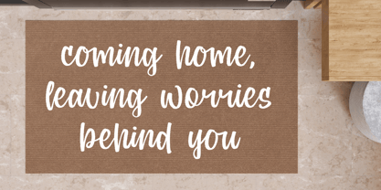 Aprils Joyful Font Poster 8