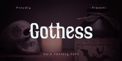 Gothess Font Poster 1