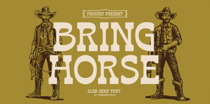 Bring Horse Font Poster 1