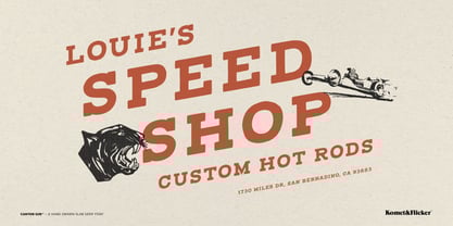 Canyon Sun Font Poster 5