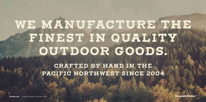 Canyon Sun Font Poster 4